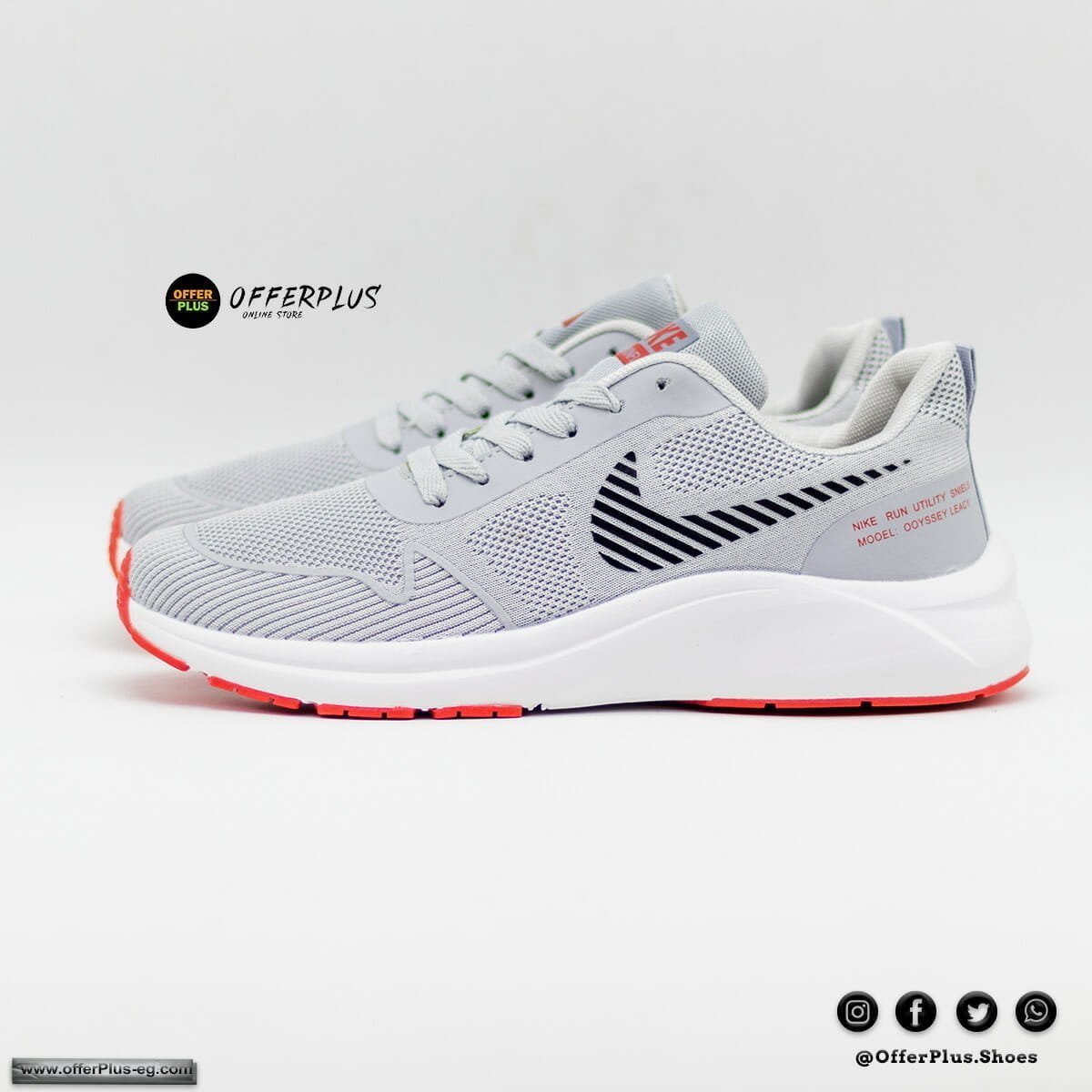 Nike Running Sports Plus Size 2023-Grey