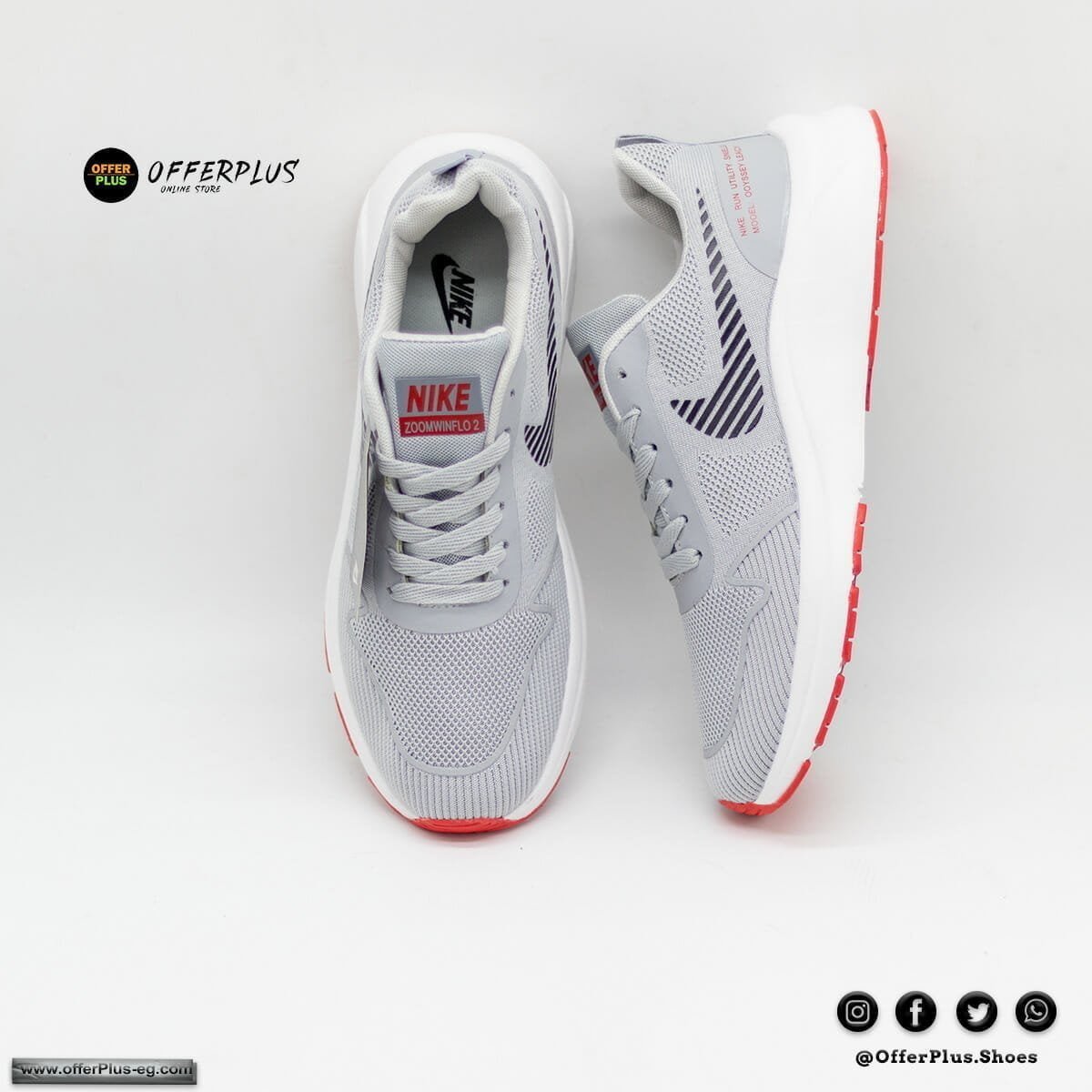 Nike Running Sports Plus Size 2023-Grey - الصورة 5