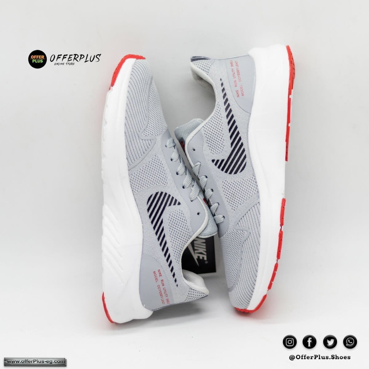 Nike Running Sports Plus Size 2023-Grey - الصورة 4