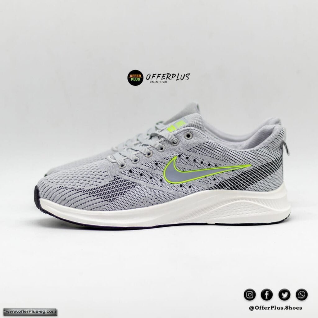 Nike Running Sports Plus Size 2023-Grey&White