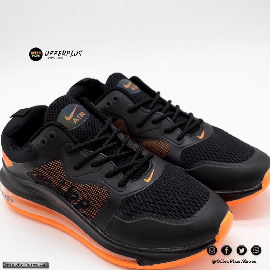 ⁦Nike Air Max 720 - 2023 - BLACK&Orange⁩ - الصورة ⁦2⁩