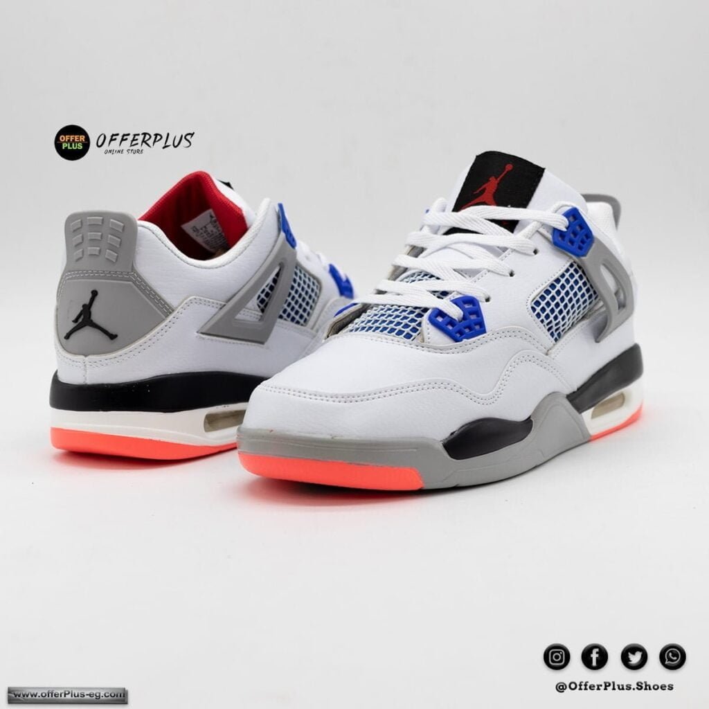 ⁦Nike Air Jordan 4 - 2023 - White2⁩ - الصورة ⁦2⁩