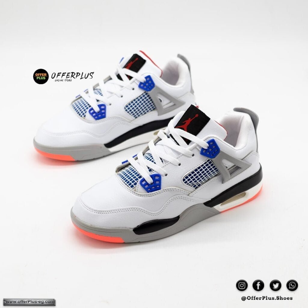 ⁦Nike Air Jordan 4 - 2023 - White2⁩ - الصورة ⁦6⁩