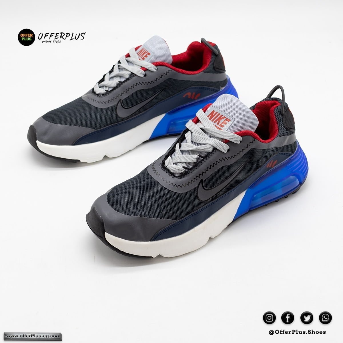 Nike AIR MAX 2090 RUNNING - Sports - grey&blue - الصورة 2