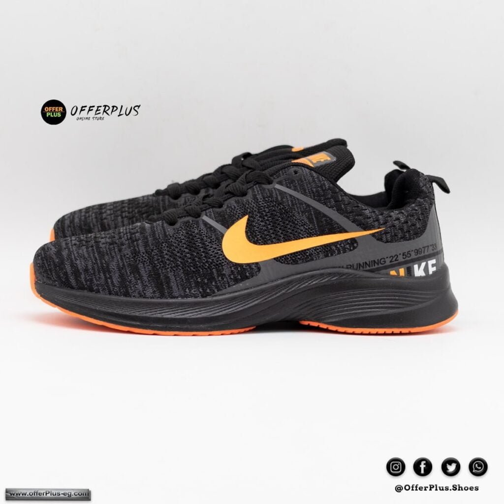 Nike RUNNING SPORTS - Black&orange