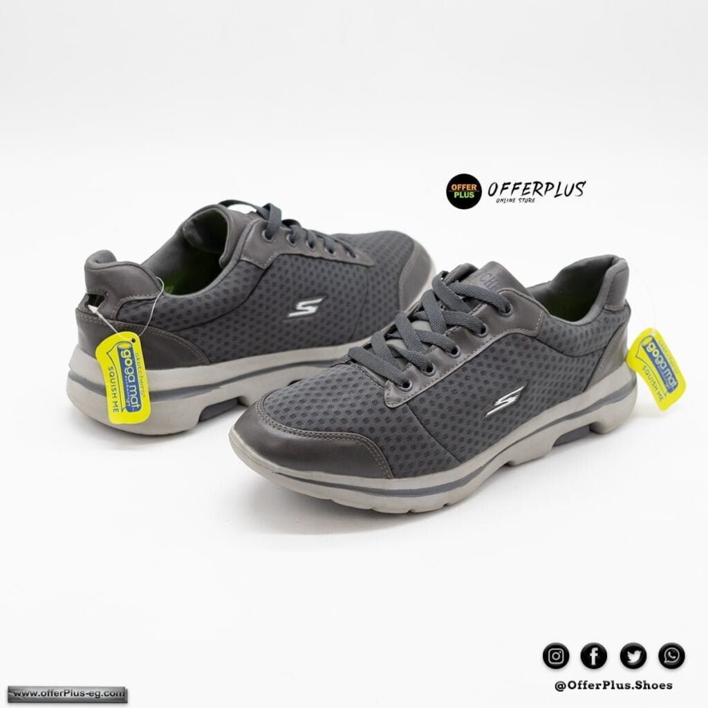 ⁦Skecher goga MAT2 - grey⁩ - الصورة ⁦2⁩