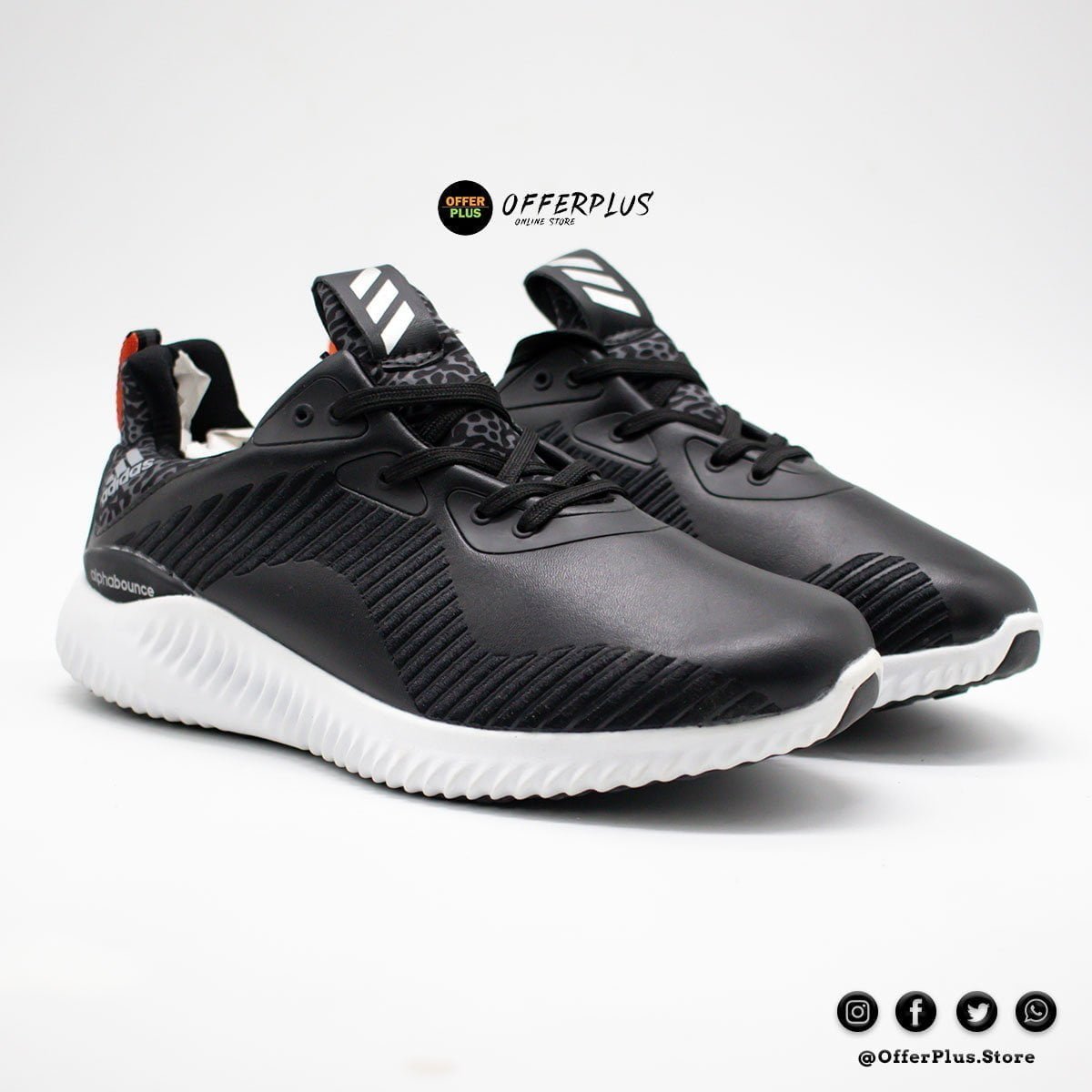 Adidas Alphabounce 2022 white&black