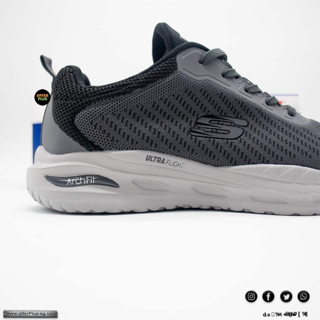 ⁦SKECHERS ARCHFIT ULTRA FLIGHT 2023-PLUS SIZE Grey⁩ - الصورة ⁦6⁩