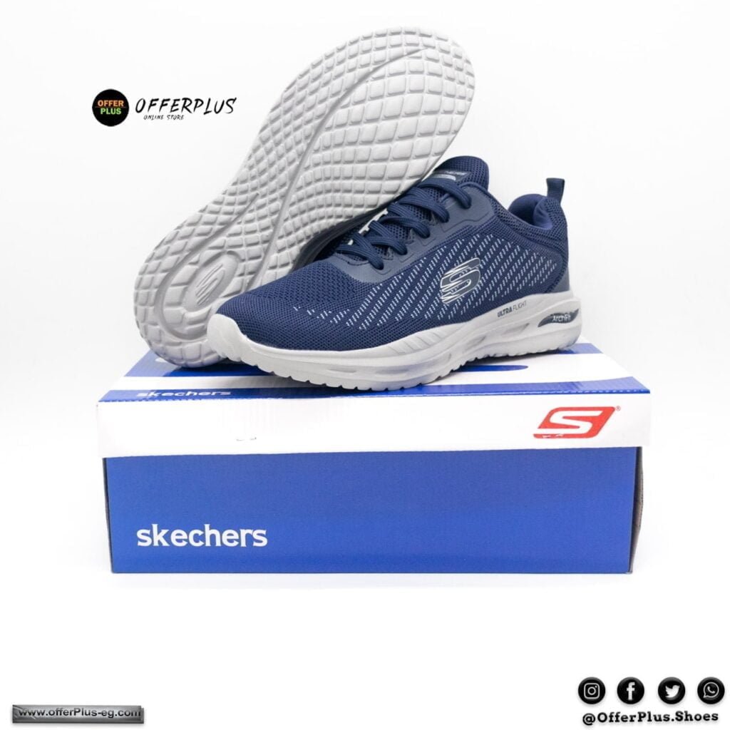 ⁦SKECHERS ARCHFIT ULTRA FLIGHT 2023-PLUS SIZE NEVY⁩ - الصورة ⁦4⁩
