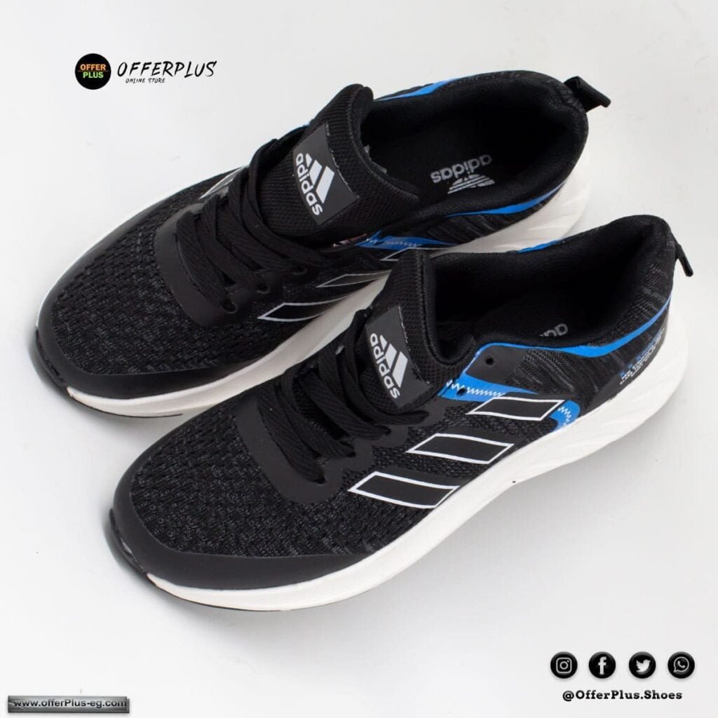 ⁦Adidas running woman black&blue⁩ - الصورة ⁦2⁩