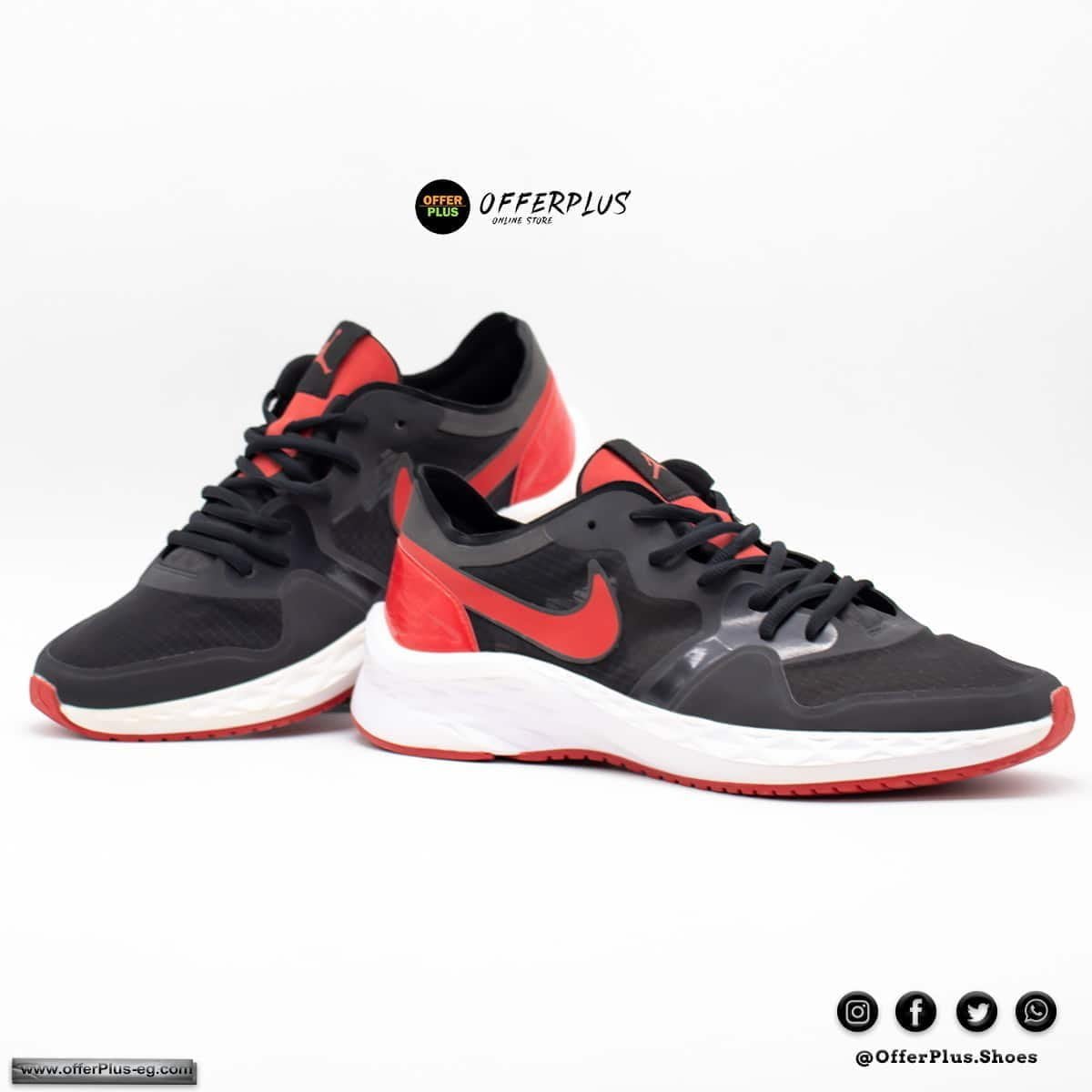 Nike Jordan Running black&red 2 - الصورة 4