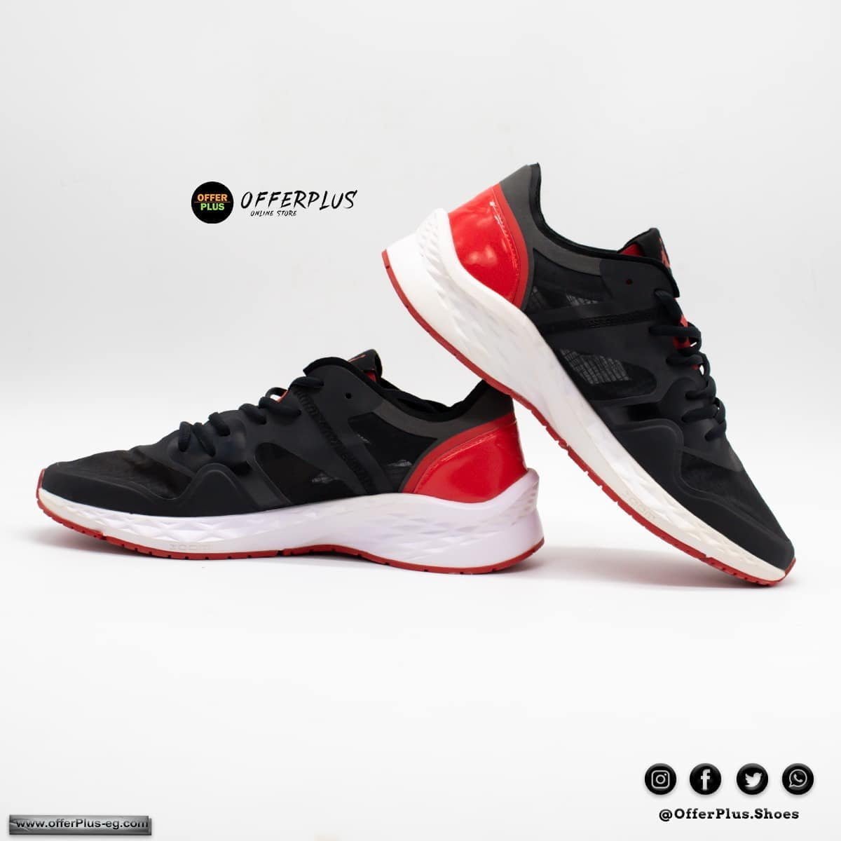 Nike Jordan Running black&red 2 - الصورة 2
