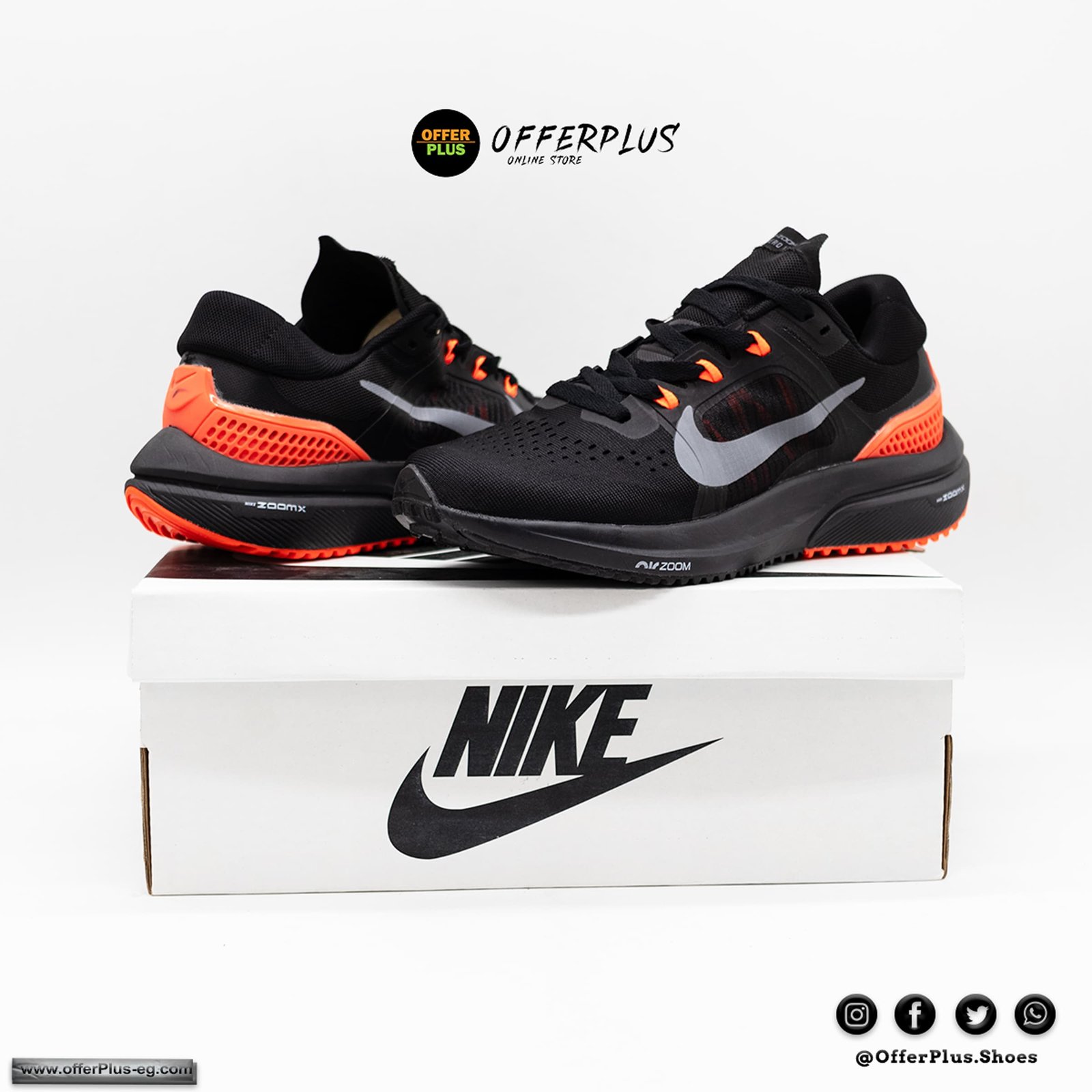 Nike Air Zoom Structure v16 -2023 -Black&Orange