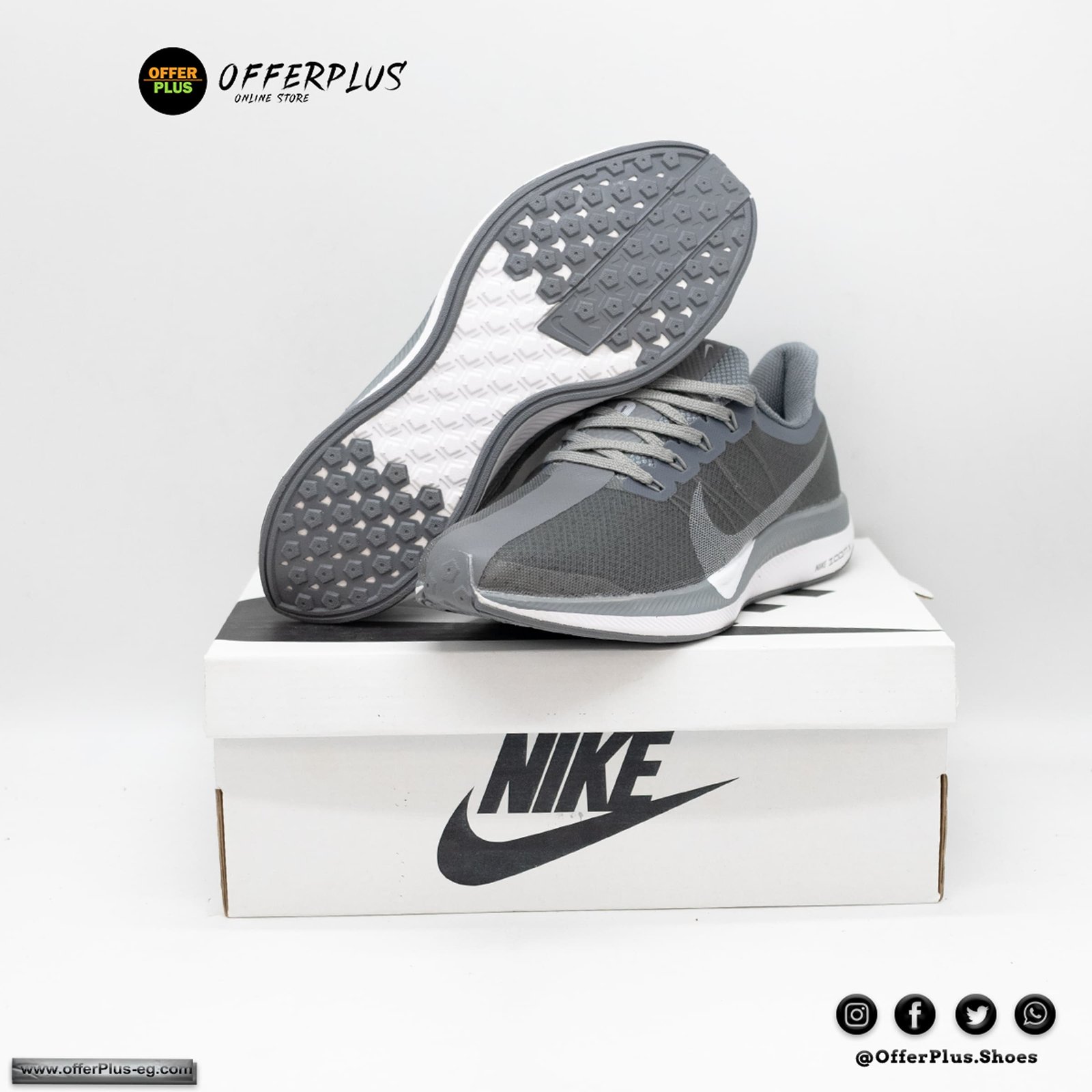 Nike Air Zoom Pegasus 35 turbo 2023 -Grey - الصورة 4