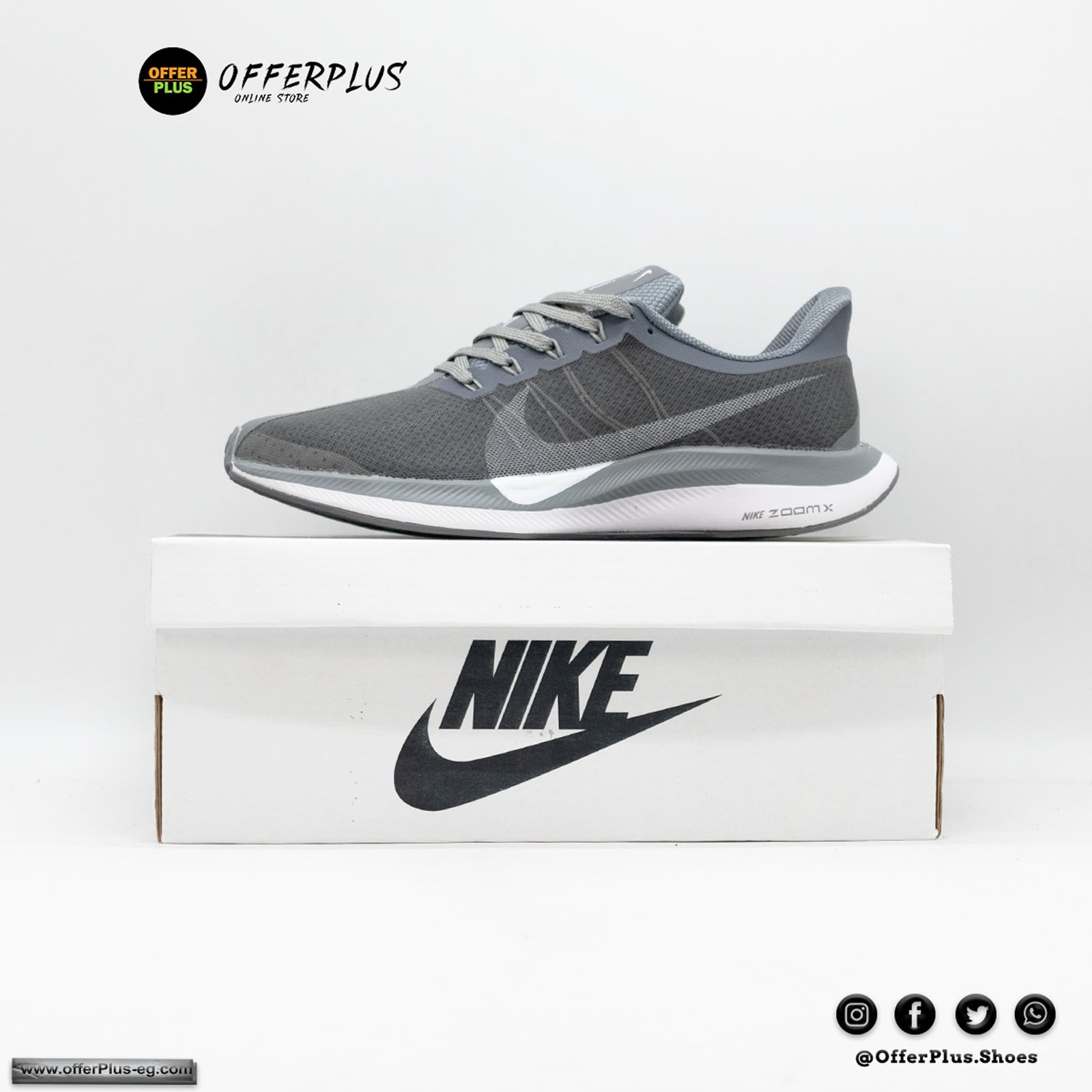Nike Air Zoom Pegasus 35 turbo 2023 -Grey - الصورة 3