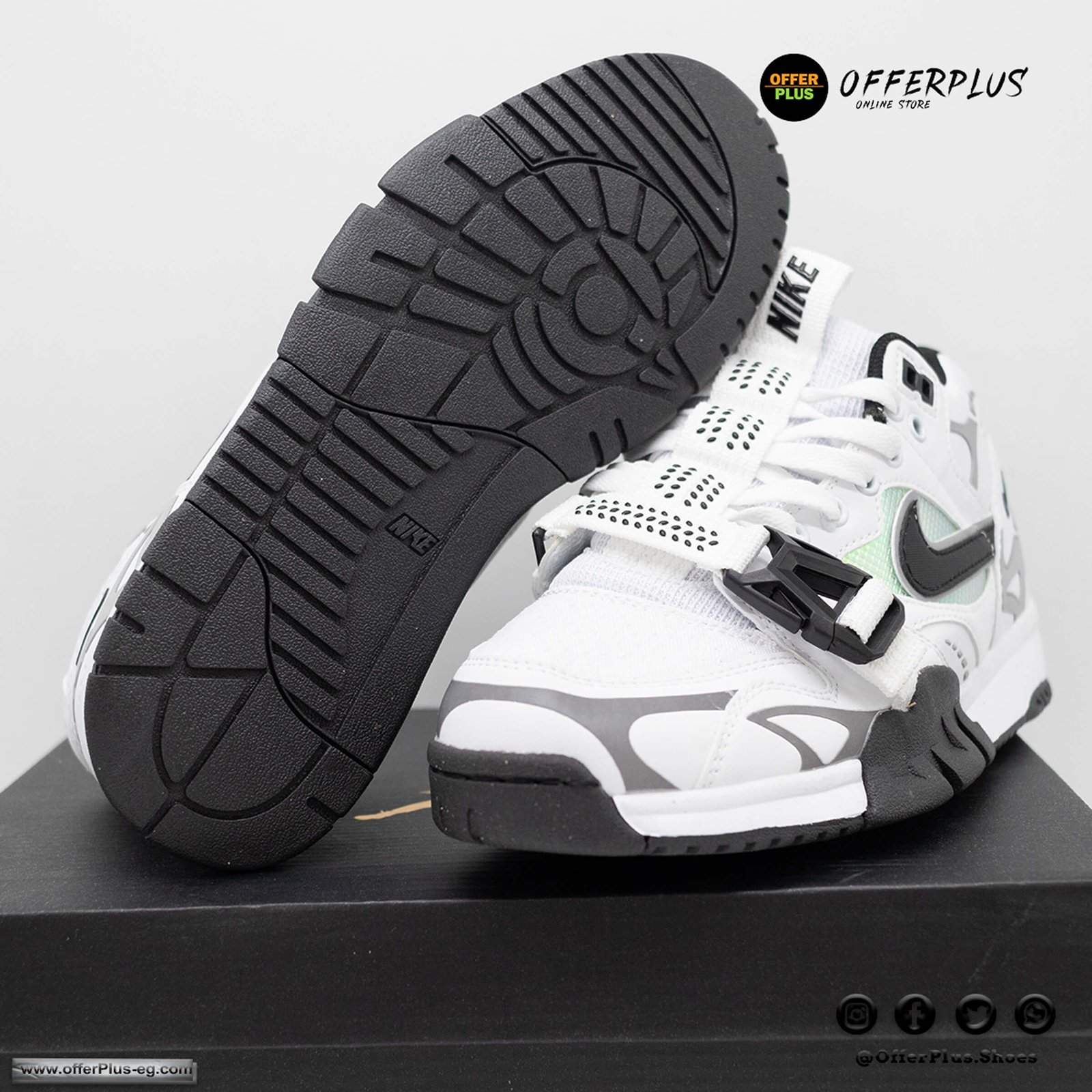 Nike Air Trainer 1 SP 2023 -White&Black - الصورة 4