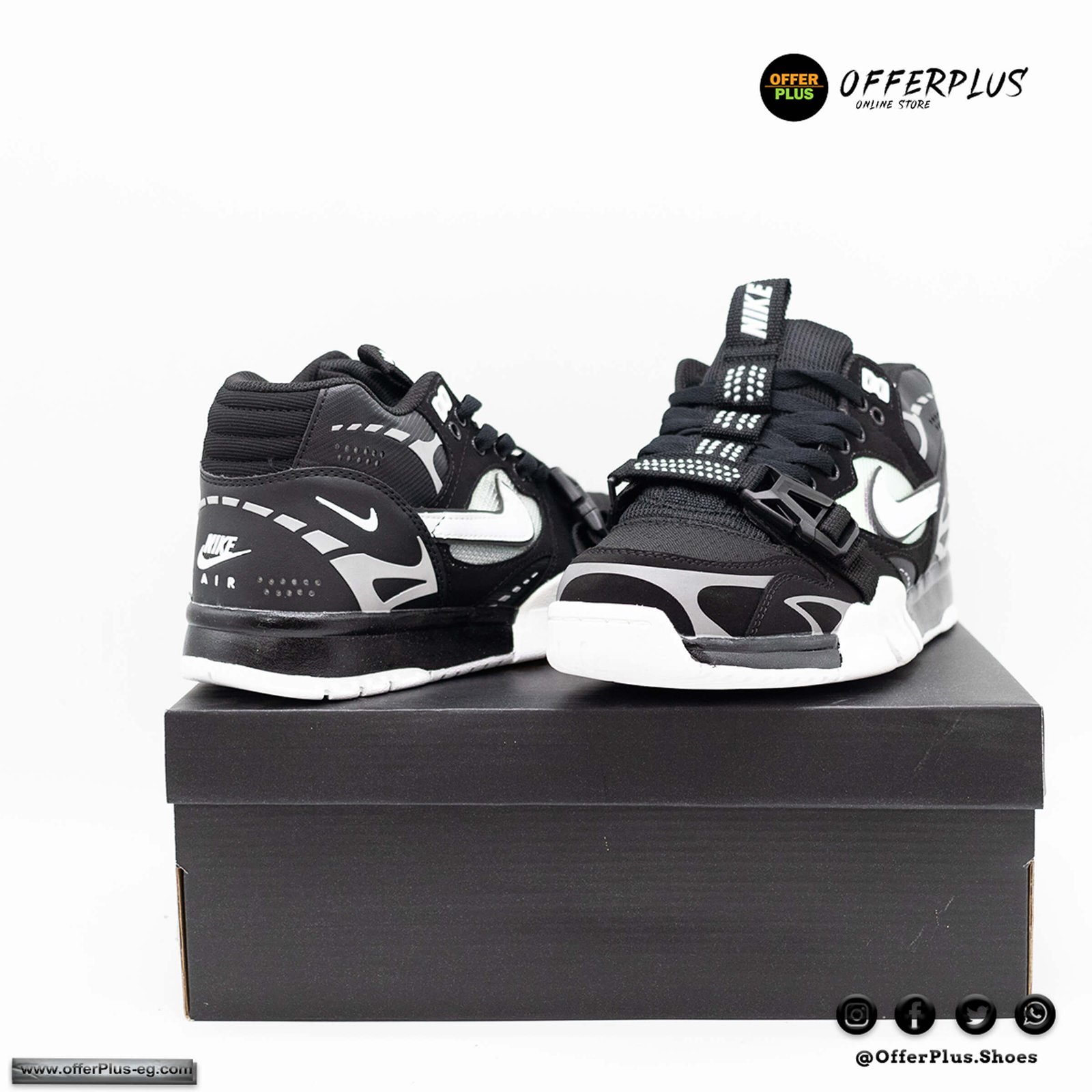 Nike Air Trainer 1 SP 2023 -Black&White - الصورة 3
