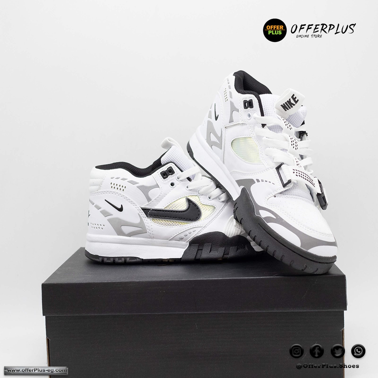 Nike Air Trainer 1 SP 2023 -White&Black - الصورة 3