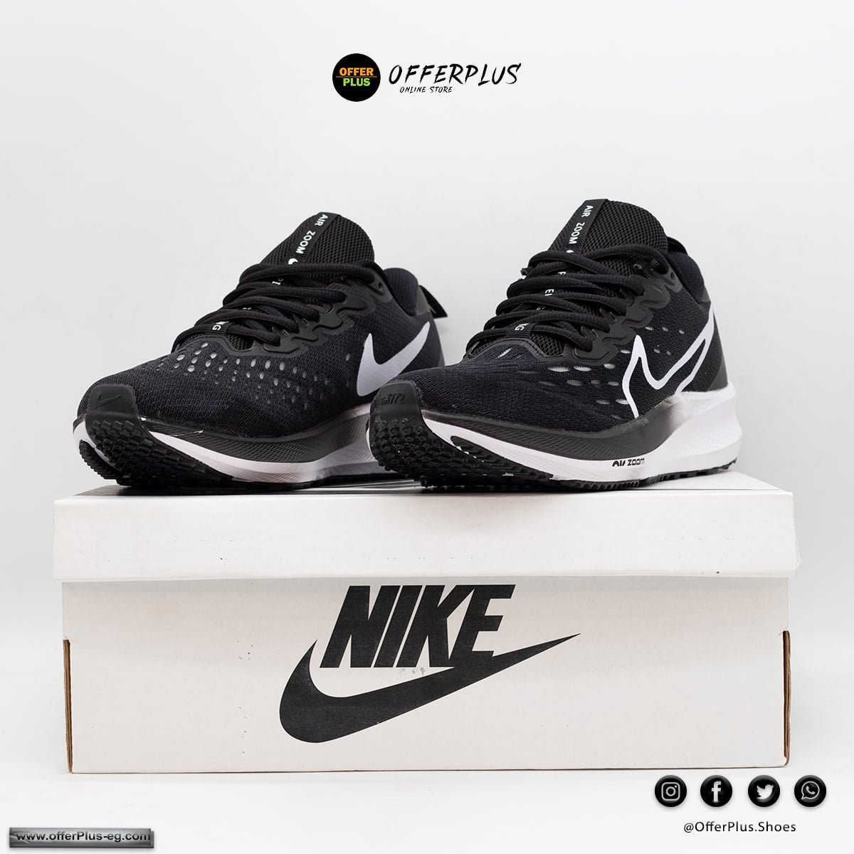 Nike Air Zoom Pegasus 39 -2023-Black&White - الصورة 4