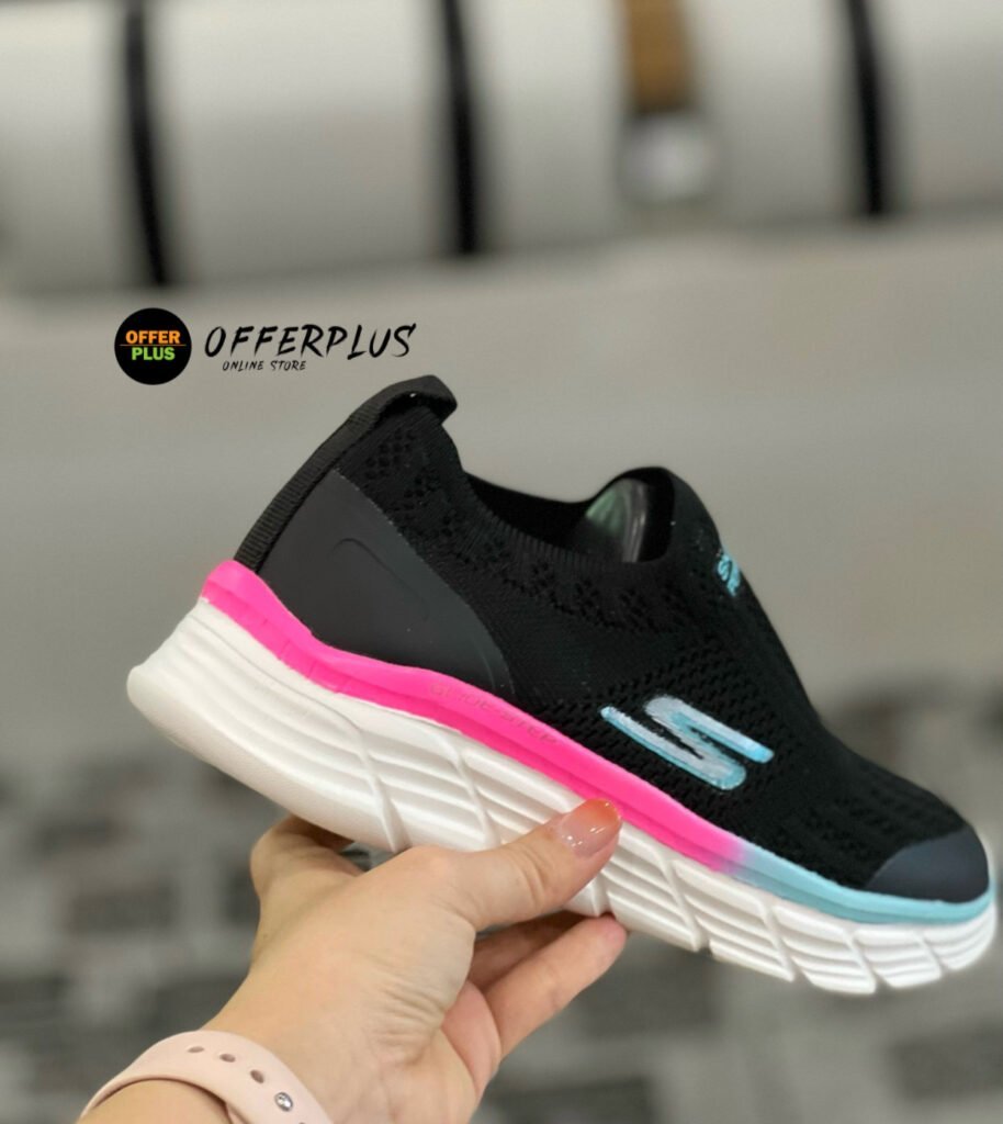 ⁦Skechers Ultra Light  Sneakers 2023 - Black&Pinq⁩ - الصورة ⁦6⁩