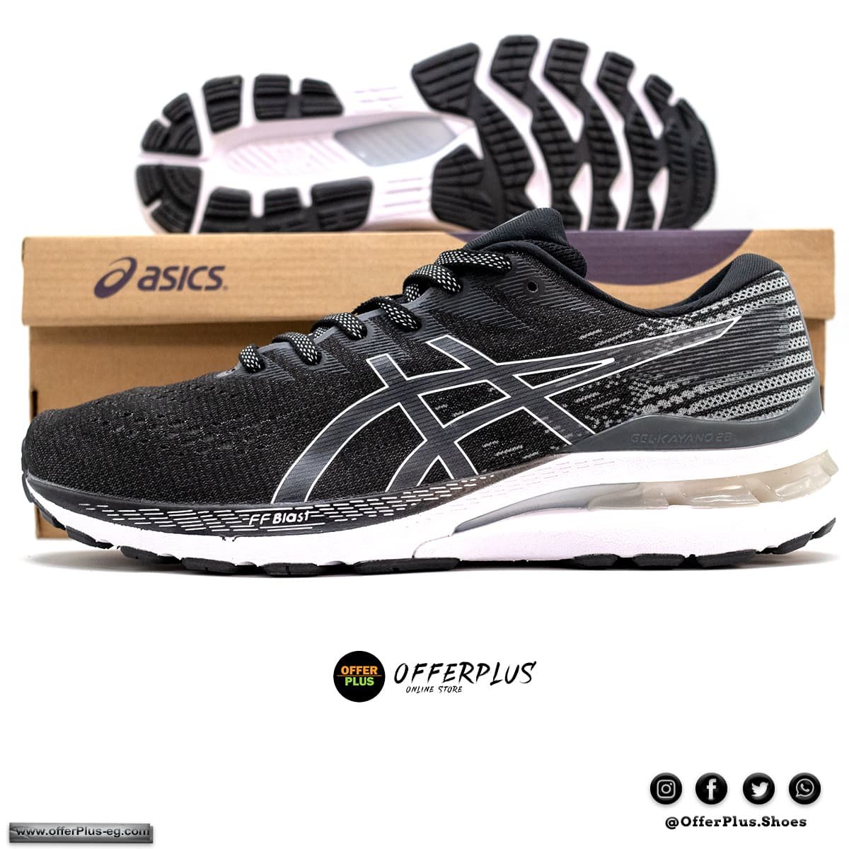 Asics Gel-Kayano 28 Running Shoes 2023 - Black - الصورة 3