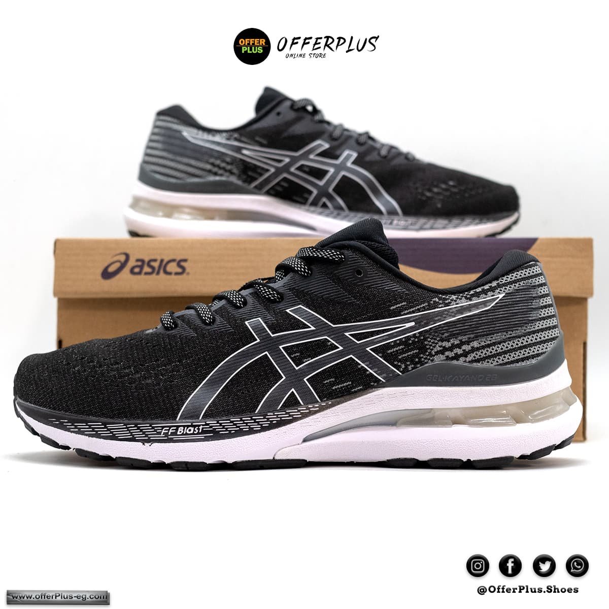 Asics Gel-Kayano 28 Running Shoes 2023 - Black