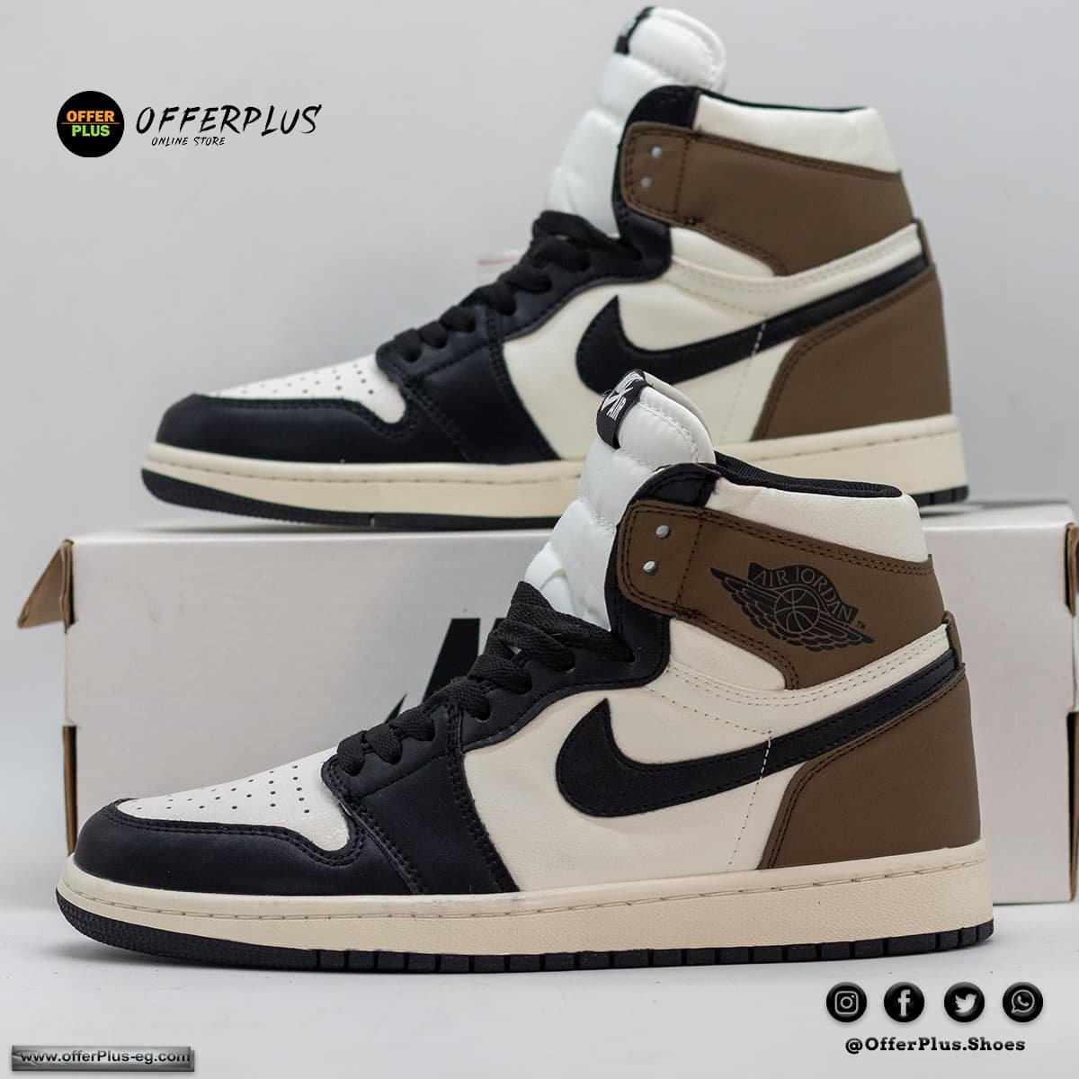 Nike Air Jordan Half Sneakers 2023 -Brown