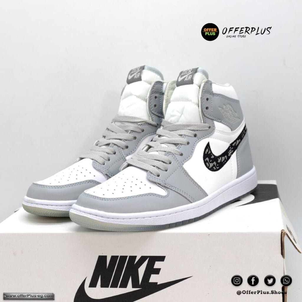 ⁦Nike Air Jordan Half Sneakers 2023 -Grey⁩ - الصورة ⁦2⁩
