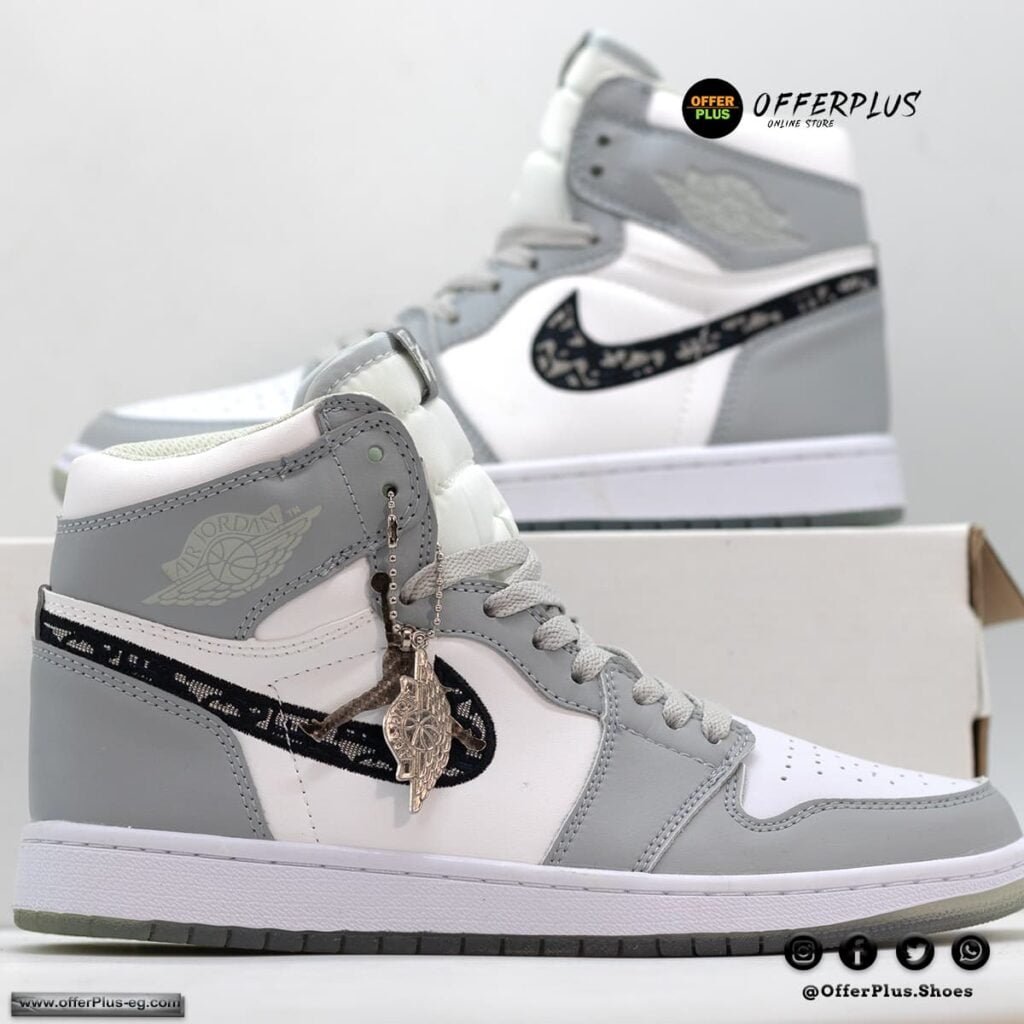 ⁦Nike Air Jordan Half Sneakers 2023 -Grey⁩ - الصورة ⁦3⁩