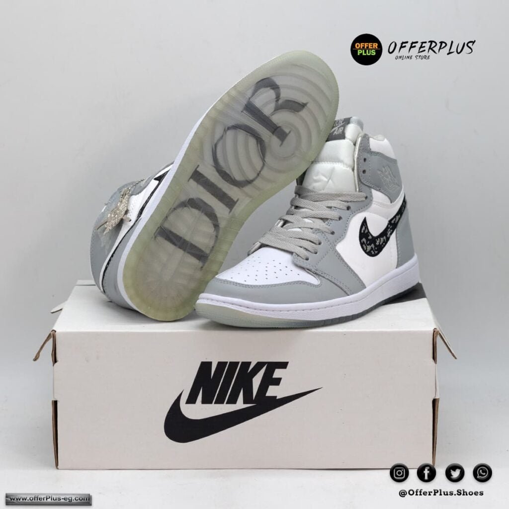 ⁦Nike Air Jordan Half Sneakers 2023 -Grey⁩ - الصورة ⁦4⁩