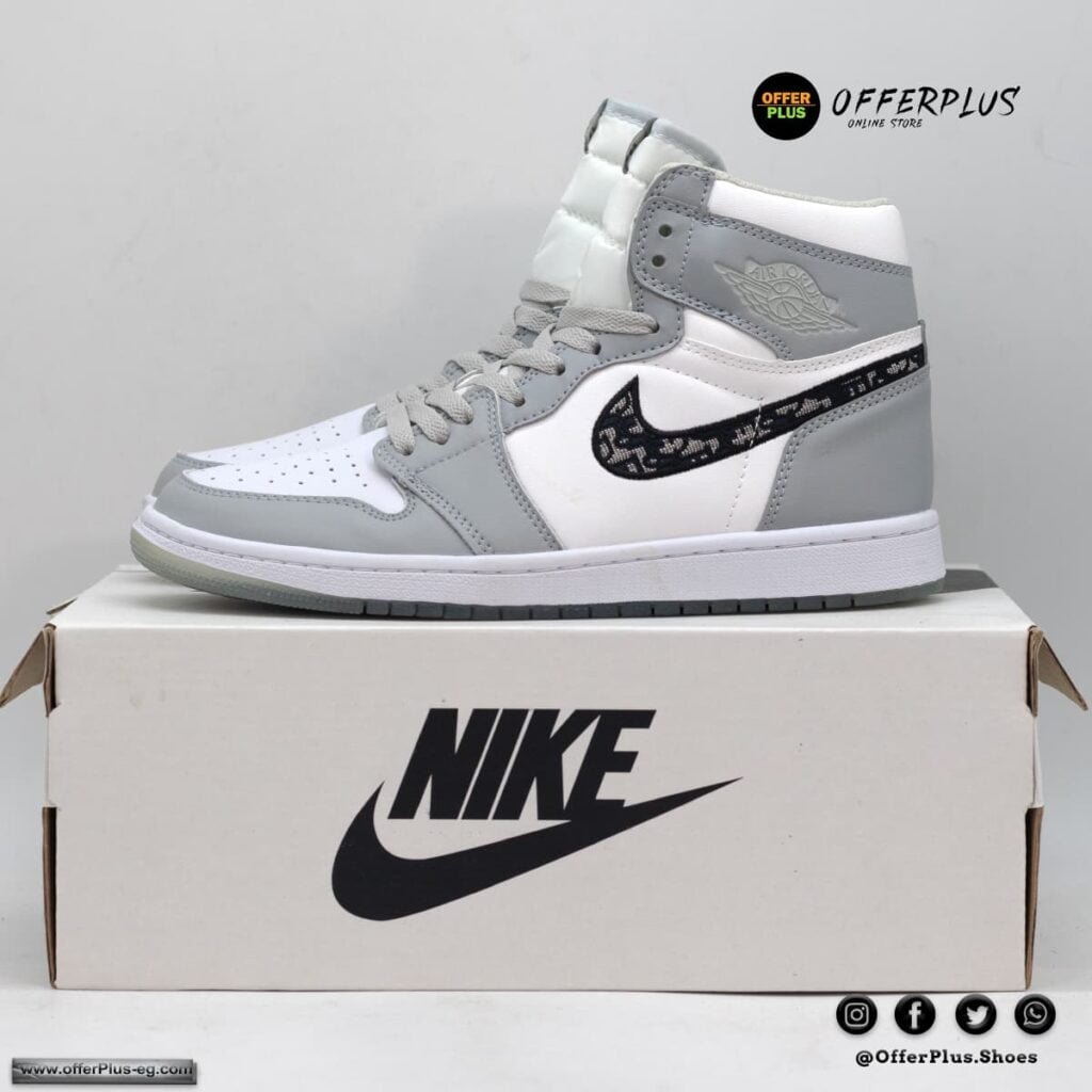⁦Nike Air Jordan Half Sneakers 2023 -Grey⁩ - الصورة ⁦5⁩