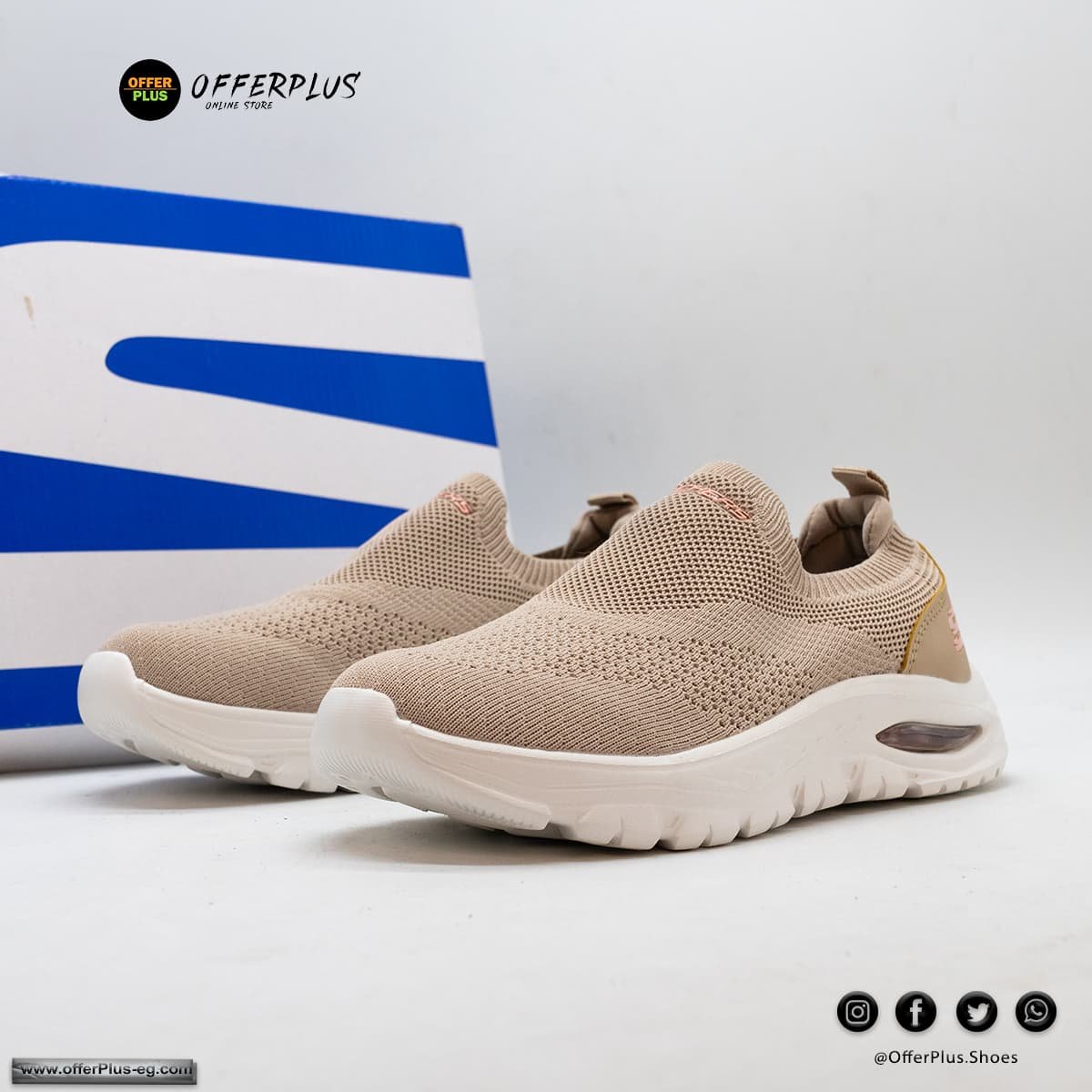 Skecher GO Walk Lifestyles 2024 - Beig - الصورة 2