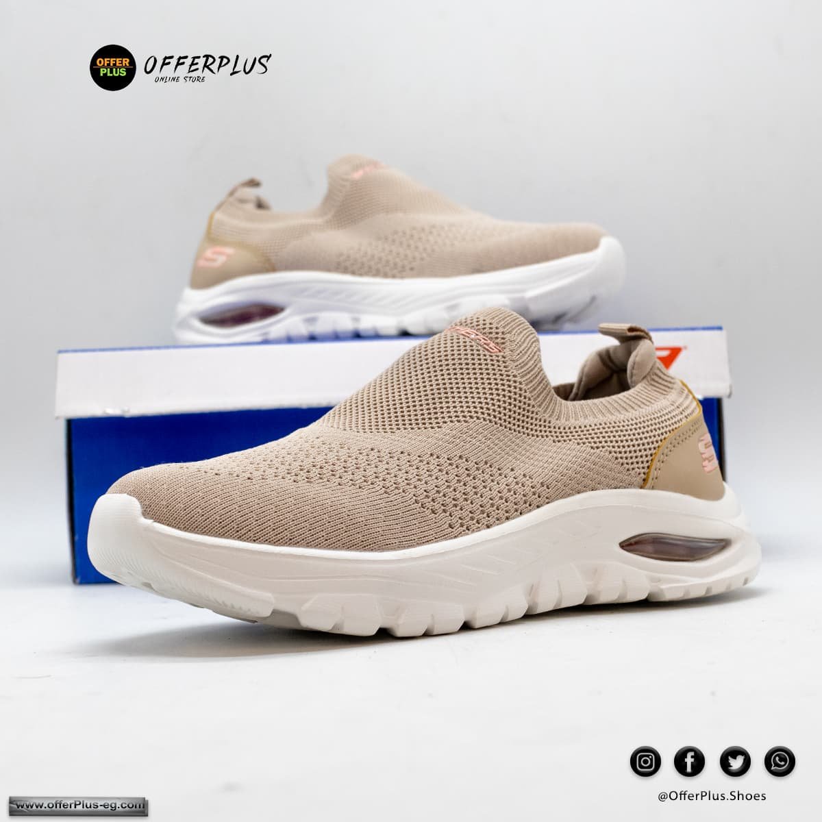 Skecher GO Walk Lifestyles 2024 - Beig - الصورة 3