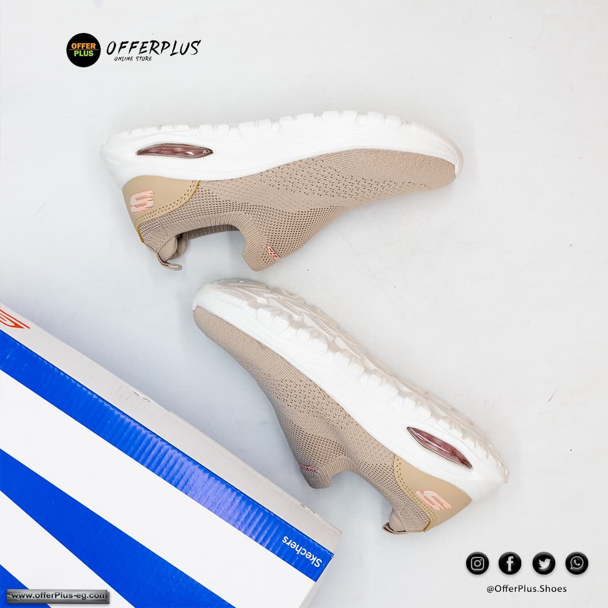 Skecher GO Walk Lifestyles 2024 - Beig - الصورة 6