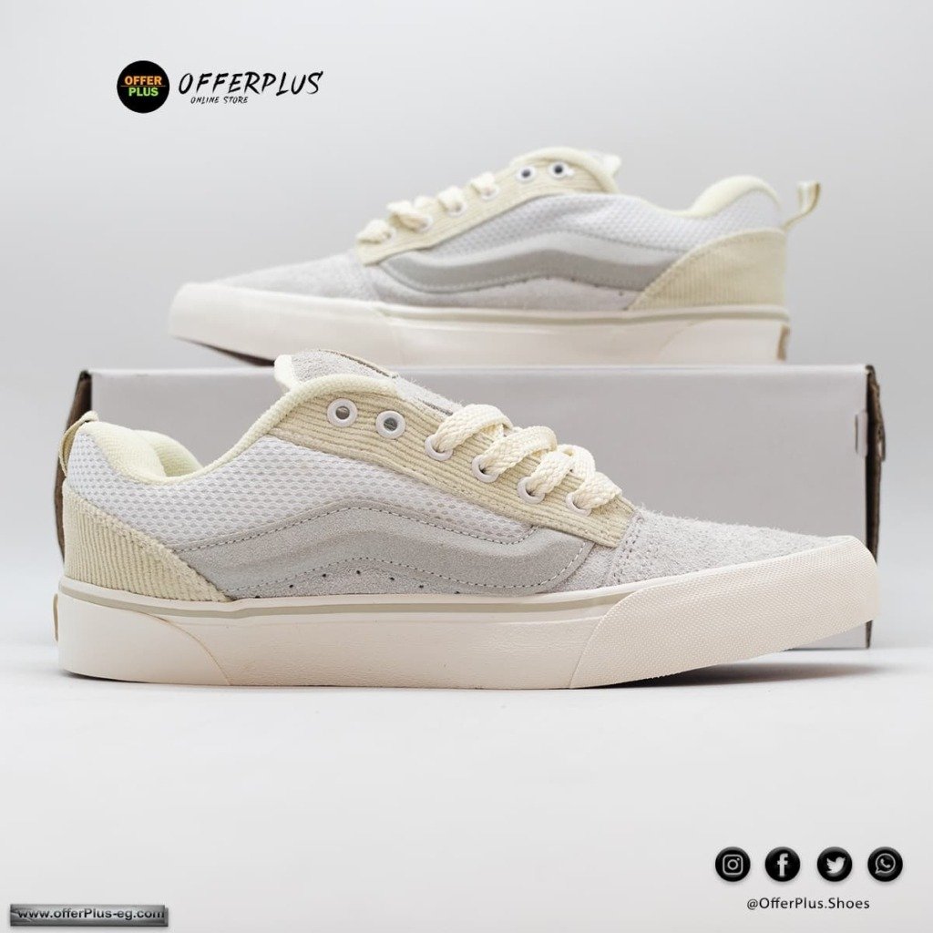 ⁦Vans Knu Skool Sneakers 2024 - Beig⁩ - الصورة ⁦2⁩