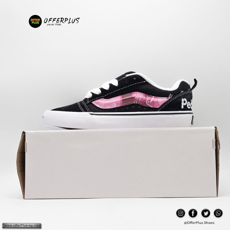 ⁦Vans Knu Skool Sneakers 2024 - Black&Pinq⁩ - الصورة ⁦5⁩