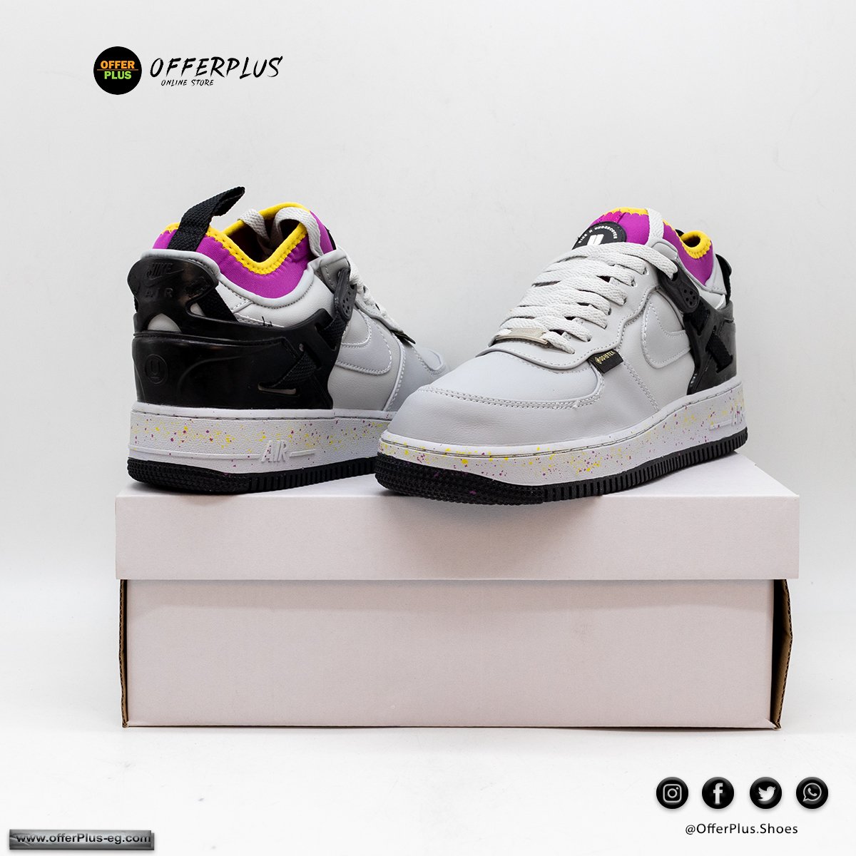 Nike Air Force 1 Low SP x Undercover 2024 - Grey - الصورة 4