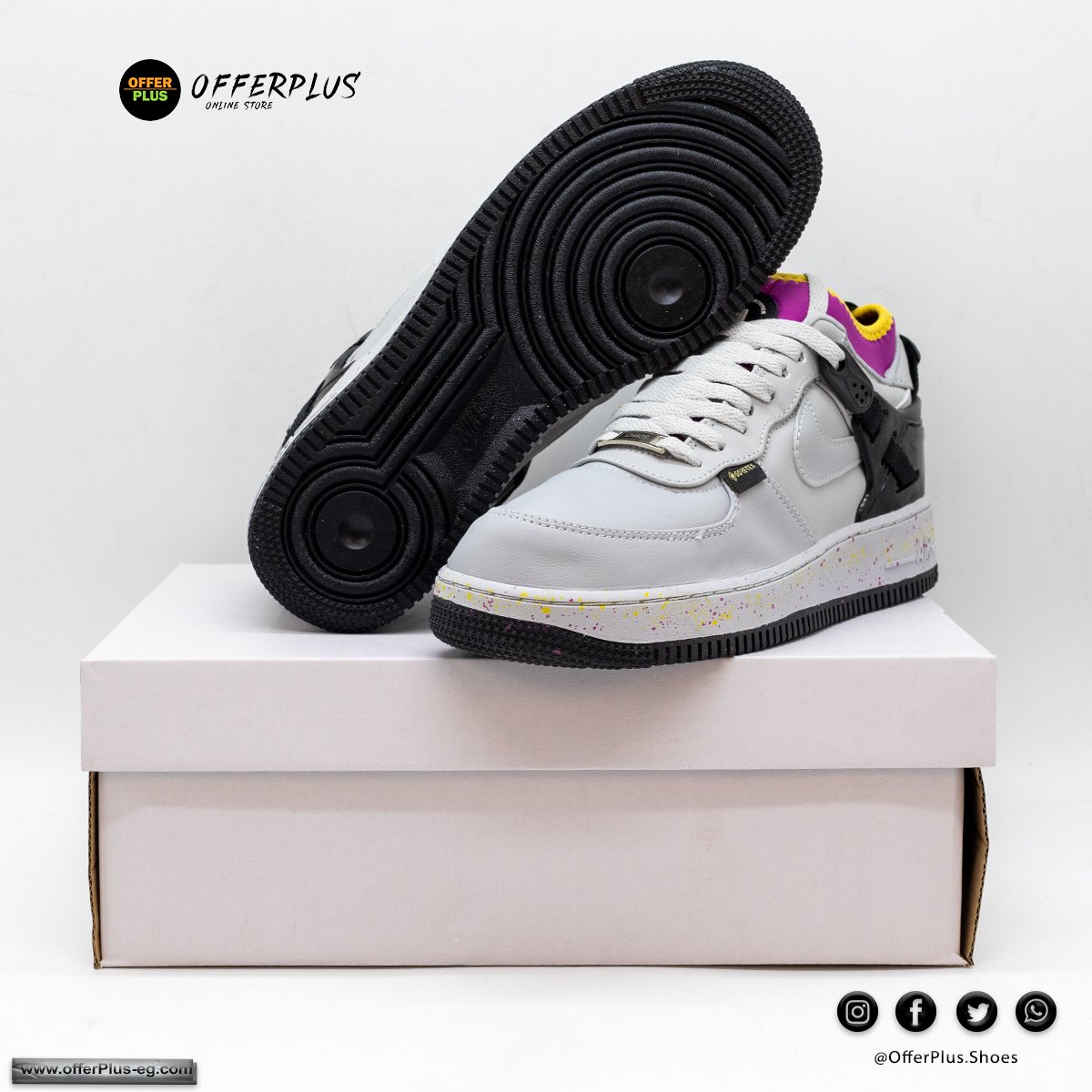 Nike Air Force 1 Low SP x Undercover 2024 - Grey - الصورة 3