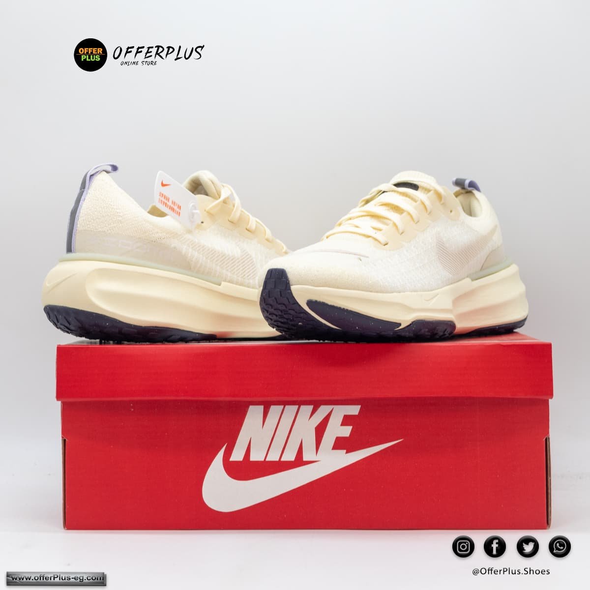 Nike Zoom X Invincible 3 Running 2024-Beig - الصورة 4