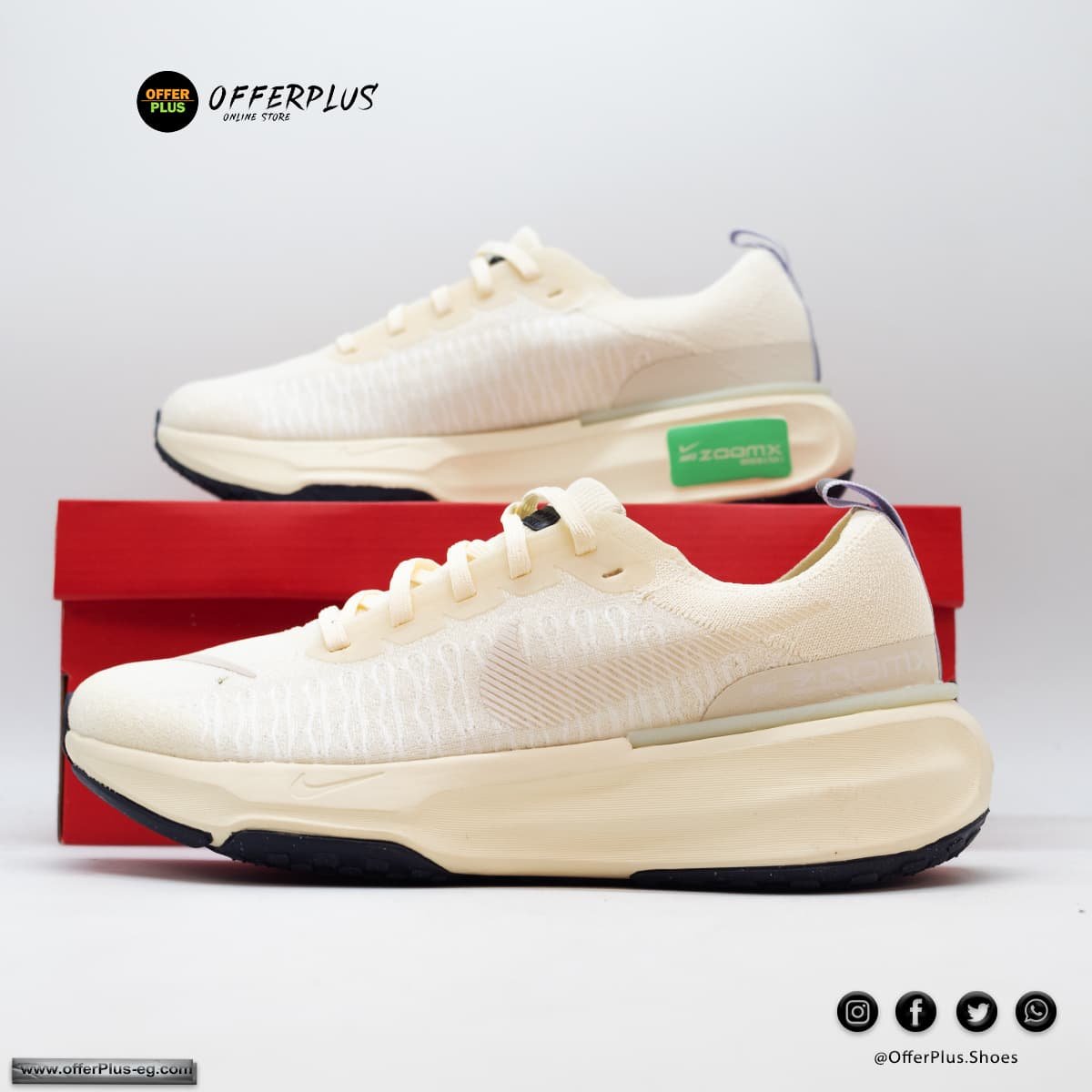 Nike Zoom X Invincible 3 Running 2024-Beig