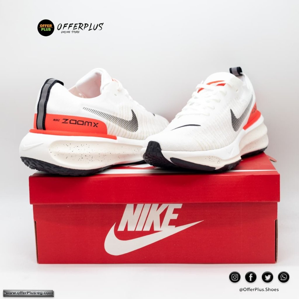 ⁦Nike Zoom X Invincible 3 Running 2024-White⁩ - الصورة ⁦3⁩