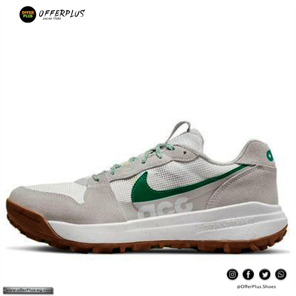 ⁦Nike ACG Lowcate Men's Shoes 2024 - Grey-Green⁩ - الصورة ⁦4⁩