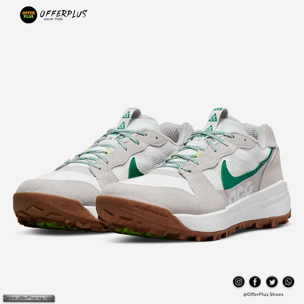 ⁦Nike ACG Lowcate Men's Shoes 2024 - Grey-Green⁩ - الصورة ⁦5⁩