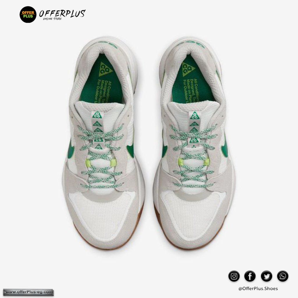 ⁦Nike ACG Lowcate Men's Shoes 2024 - Grey-Green⁩ - الصورة ⁦2⁩