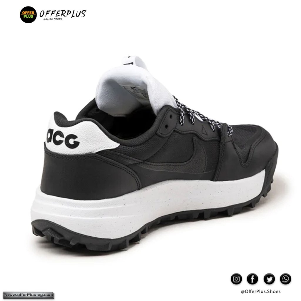 ⁦Nike ACG Lowcate Men's Shoes 2024 - Black&White⁩ - الصورة ⁦7⁩