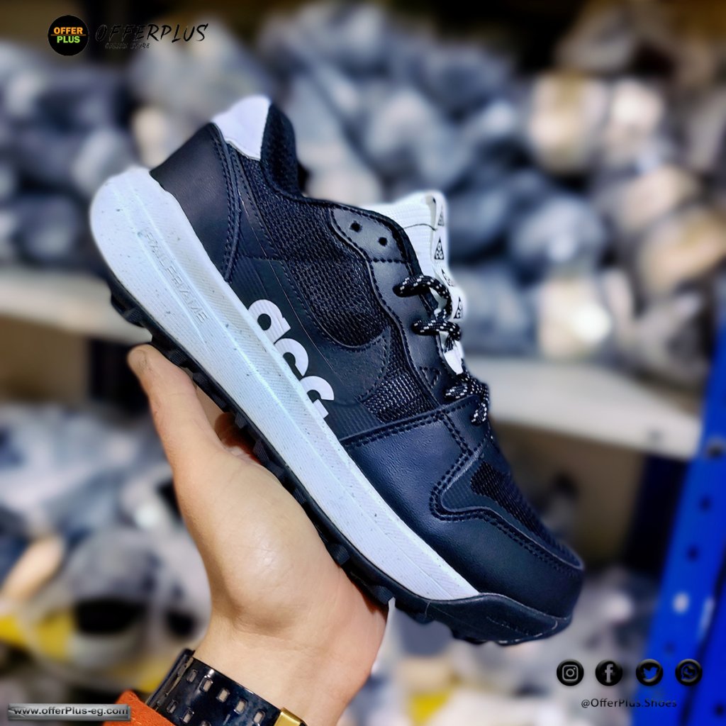 ⁦Nike ACG Lowcate Men's Shoes 2024 - Black&White⁩ - الصورة ⁦9⁩