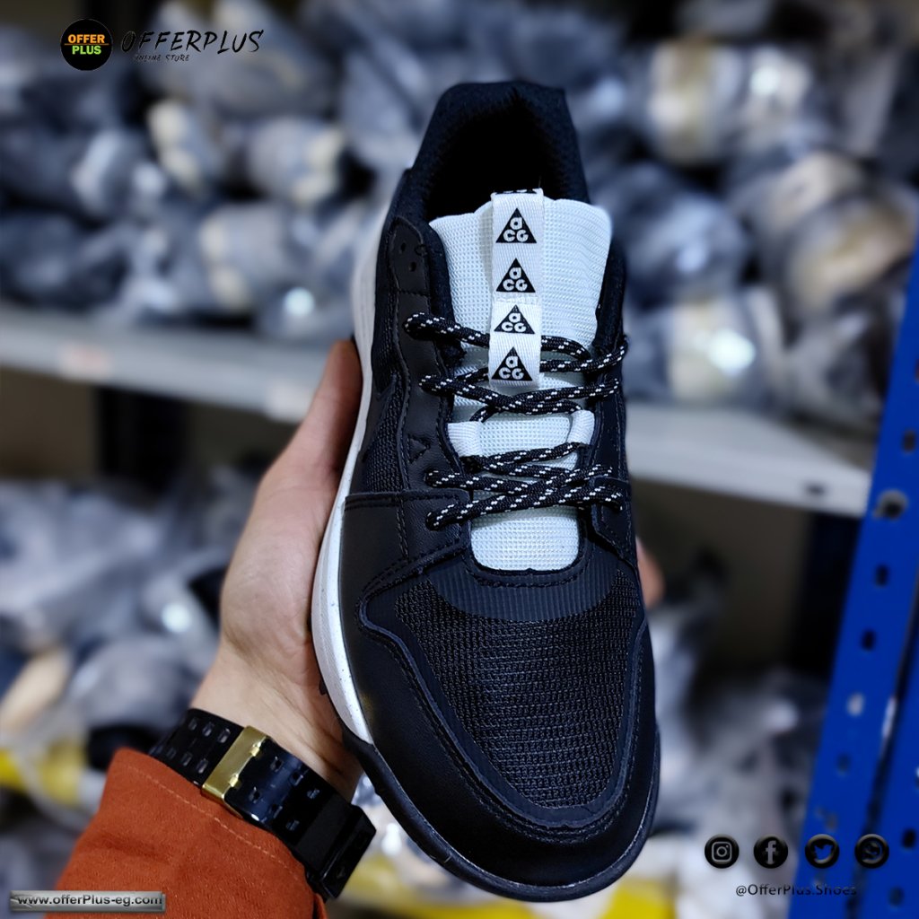 ⁦Nike ACG Lowcate Men's Shoes 2024 - Black&White⁩ - الصورة ⁦10⁩