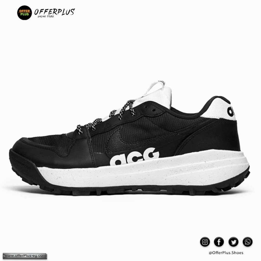 ⁦Nike ACG Lowcate Men's Shoes 2024 - Black&White⁩ - الصورة ⁦11⁩