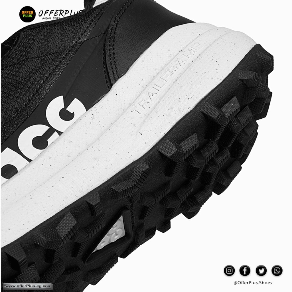 ⁦Nike ACG Lowcate Men's Shoes 2024 - Black&White⁩ - الصورة ⁦6⁩