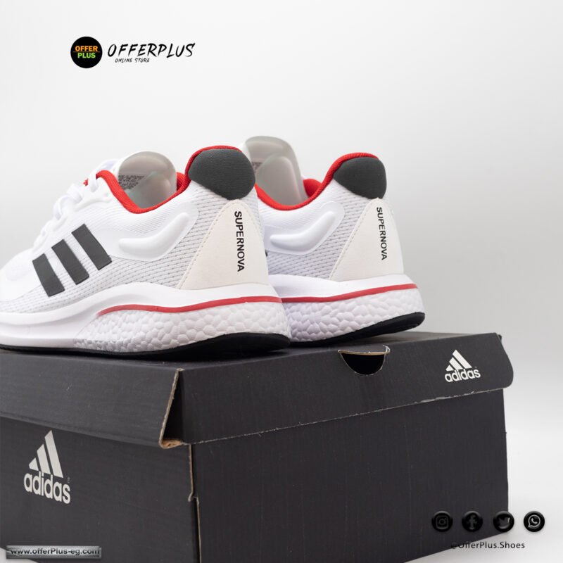⁦Unisex Adidas Climacool Cloudfoam Sports 2024-White&Red⁩ - الصورة ⁦4⁩